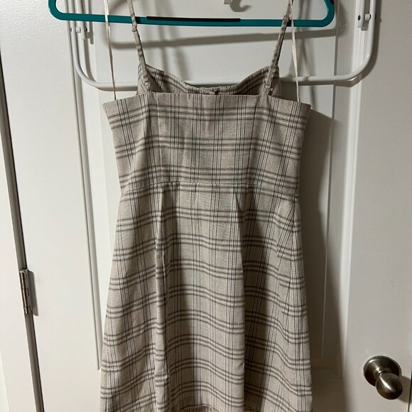 The Fifth Label Violet Check Dress in Sand - Picture 4 of 6